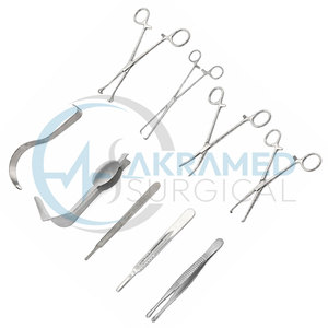 Ensemble d'instruments de ligature tubaire vaginale de haute qualité, certifié CE, en acier inoxydable, kit chirurgical gynécologique - Product Image 5