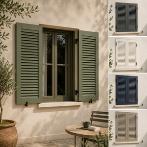 Panel de Ventana de Madera Sólida con Diseño Tradicional en Relieve para Aplicaciones Decorativas en Paredes, Puertas y Ventanas - Product Image 3
