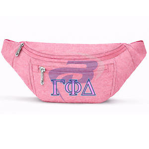 Gamma Phi Delta GPD Sorority Fanny Pack Bolso de cintura elegante para mujer, bolso de cintura de alta calidad - Product Image 1