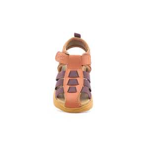 Sandalia de tacón para niños KD9336 en estilo formal mostaza - Product Image 1