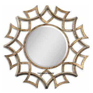 Espejo de pared elegante y creativo con forma de gota de agua, de aluminio fundido y chapado en oro, personalizado para decoración del hogar. - Product Image 5