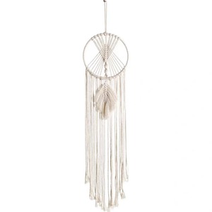 Z/F GLOBAL EXPORT Attrape-rêves mural en coton tissé écologique, DIY, petit, mini, grand, pour décoration intérieure moderne, idéal pour un anniversaire - Product Image 1