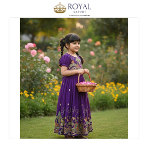 Lehenga Choli de Diseño Ligero y de Alta Calidad para Bodas, con Bordado de Lentejuelas en Faux Georgette, para Niñas - Product Image 6