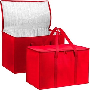 Bolsas de Compras Reutilizables Aisladas, Bolsa de Reparto y Catering para Alimentos Calientes y Fríos, Bolsa Térmica Plegable para Doordash - Product Image 6