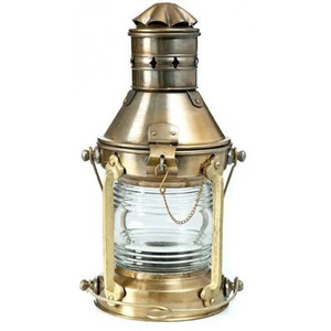 Vintage Polished <b>Brass</b> Glass Kerosene Oil Lamp <b>Lantern</b> Chimney Handmade Home Decor Lighting Accessories At Wholesale Price - Product Image 2