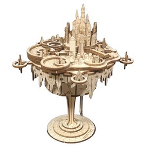 Puzzle 3D in Legno Fai-da-Te, Carillon 'You Are My Sunshine', Modello di Castello, Regalo di Compleanno per Donne - Product Image 6