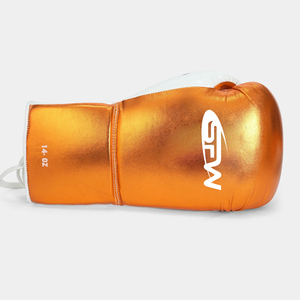 Customizable Unisex Sport <b>Gloves</b> Branded Boxing Heavy Duty Leather Laced Boxing <b>Gloves</b> with Moisture Wicking for Training - Product Image 3