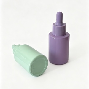 Flacon compte-gouttes en verre dépoli <span class=keywords><strong>mat</strong></span> couleur <span class=keywords><strong>pastel</strong></span> 30 ml, emballage pour huiles essentielles, sérums et cosmétiques Macaron - Product Image 4