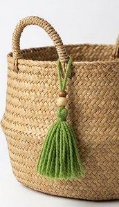 Marcapáginas de Acrílico Verde con Borla, Estilo Bohemio, Decoración para el Hogar, para Amantes de los Libros, Uso en Interiores - Product Image 4