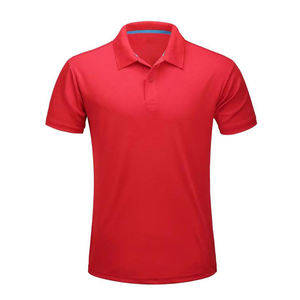 Chemises de golf personnalisées pour hommes, couleur unie, manches courtes, grande taille, tricotées, 100% coton 220g, col imprimé, décontractées, pour affaires - Product Image 2