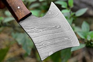 Premium Pasha Enterprises PA-785-C Damascus Cleaver <b>Knife</b> Handmade Meat Chef Butcher Wood Handle Leather Sheath Custom <b>Kitchen</b> - Product Image 4
