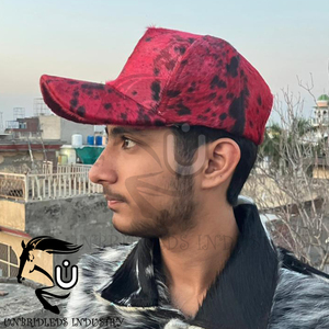 Gorra Deportiva de Cuero Genuino con Pelo Rojo 2026, Teñido Específico, Transpirable, Impermeable, Ajustable - Product Image 4