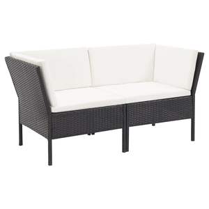 Conjunto de Muebles de Jardín en Negro y Crema - Product Image 3