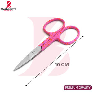 Ciseaux à cuticules avec manche rose, produit de qualité supérieure, design le plus récent, outil professionnel pour le soin des ongles - Product Image 3