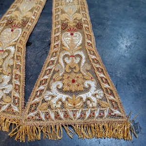 Étole / Épitrachilion liturgique orthodoxe brodé à la main en or sur mesure - Product Image 4