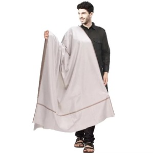 Châle traditionnel afghan pour homme en tissu orange de qualité supérieure, fait main, ethnique pashtun, pour l'hiver, vente en gros - Product Image 4