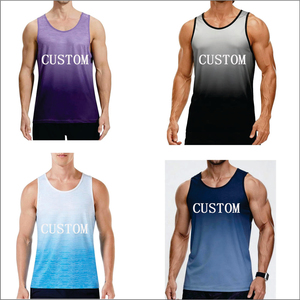 เสื้อกล้ามตาข่ายสแปนเด็กซ์/โพลีเอสเตอร์แบบแห้งเร็ว ระบายอากาศได้ดี ลายย้อมสีด้านหน้า พิมพ์ลายตามสั่งจากโรงงาน สไตล์ลำลอง สำหรับออกกำลังกาย เล่นบาสเกตบอล - Product Image 1