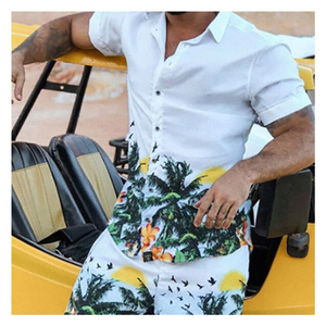Conjunto Deportivo GENERSA para Hombre, Negro, Poliéster, Cuello Redondo, Manga Corta, Cintura Elástica, Pantalones Cortos, Casual, Verano - Product Image 6