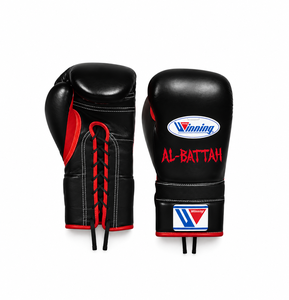 Ensemble de gants d'entraînement de boxe en cuir véritable noir, à lacets, avec sangle de poignet réglable, doigts entièrement couverts, personnalisables avec nom, pour arts martiaux - Product Image 3