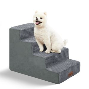 Escalier pour animaux de compagnie pour lit et canapé, pour chiens et chats âgés, avec housses amovibles et lavables, et base antidérapante pour chiens - Product Image 1