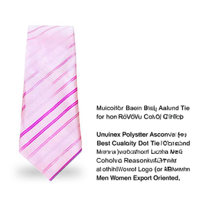 Corbata Ascot Unisex de Poliéster con Diseño de Puntos, de la Mejor Calidad, para Oficina y Uso Casual, a Precio Razonable, con Logotipo para Hombres y Mujeres, Orientada a la Exportación - Product Image 3