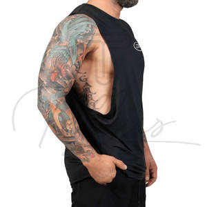 Débardeur en coton personnalisé pour hommes et femmes, sans manches, pour la gym, l'entraînement, la musculation, vente en gros OEM, gilet décontracté d'été - Product Image 4