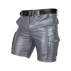 Customized Wholesale Quick Dry <b>Men</b> <b>Leather</b> <b>Shorts</b> for Sale Latest Arrivals Man <b>Leather</b> <b>Short</b> for <b>men</b> - Product Image 5