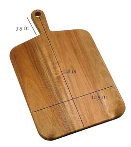 Tablas de cortar rectangulares de madera con resistencia al moho, tabla de cortar de madera a prueba de moho - Product Image 2