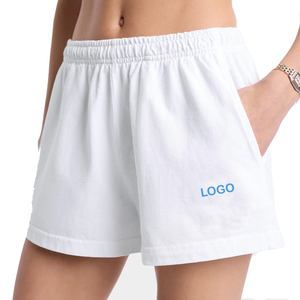 Pantalones Cortos Deportivos Personalizados para Mujer, Maratón de Los Ángeles, Estilo Disco, Premium, 450 GSM, Felpa de Algodón, Cintura Elástica, para Correr, Deporte y Descanso - Product Image 5