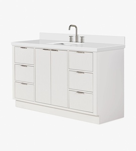 ตู้ห้องน้ำแบบติดตั้งเดี่ยวขนาด 61 นิ้ว ยี่ห้อ Private Label Phoebe รุ่น Single Sink  มีให้เลือก 2 แบบ  ขายส่งจากโรงงานเวียดนาม - Product Image 2