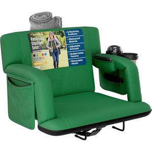 Siège inclinable de qualité supérieure avec support dorsal pour le confort en stade - Product Image 1