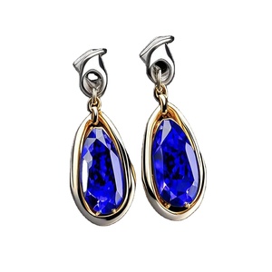 Boucles d'oreilles personnalisées style vintage en argent sterling 925 à vis bleu hydro pour femmes filles mariages - Product Image 1
