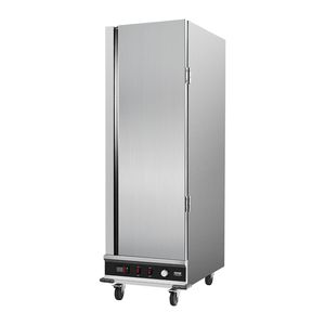 Scaldavivande Professionale a 16 Ripiani in Acciaio Inossidabile con Vassoio per Acqua, Porta Singola e Ripiani Regolabili - Product Image 1