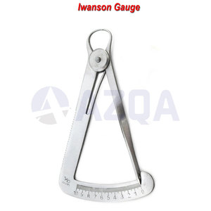 Jauge à ressort en acier inoxydable Iwanson, calibre de mesure, instrument de mesure de l'épaisseur des couronnes dentaires - Product Image 3