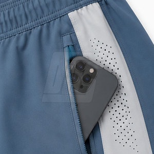 Shorts de sport pour hommes, respirants, tissu à séchage rapide, taille élastique, coupe ample, pour la course à pied, la gym, l'entraînement, vêtements de sport, vente en gros - Product Image 6