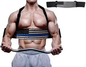 Printed Adjustable Arm Blaster Bodybuilding Fitness Arm Curl Support <b>Strength</b> Workout Weight <b>Training</b> Gym Exercise Tool - Product Image 1