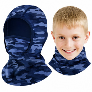 Cagoule intégrale pour enfants, masque facial camouflage, cache-cou pour garçons et filles, doublure de casque pour le ski et le cyclisme en extérieur - Product Image 1