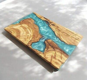 Planche à découper en résine et en bois, résistante et durable, pour une utilisation professionnelle et domestique - Product Image 2