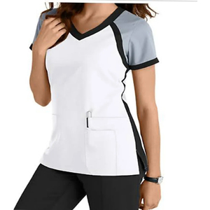 High Quality Polyester/Cotton Denim Nurse Medical <b>Scrubs</b> for Unisex with Moisture-Wicking Fabric for Hospital <b>Uniforms</b> - Product Image 2