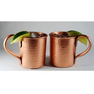 Luxury Copper Drink Mug Premium Cocktail <b>Cup</b> for Home Bars and Restaurant Tables - Product Image 4