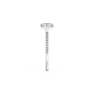 แหวนเพชรเม็ดเดี่ยว REYES ปรับแต่งได้ ทำจากทองคำขาว 14K แท้ ประดับเพชร HPHT CVD ที่เพาะเลี้ยงในห้องปฏิบัติการ เครื่องประดับหรูหราสำหรับทุกโอกาส - Product Image 4
