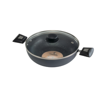 Olla para Biryani Antiadherente de 220 mm, Tamaño Mediano, Utensilios de Cocina de Aluminio al Mejor Precio al por Mayor