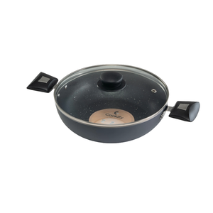 220mm <b>Nonstick</b> Biryani <b>Pot</b> Medium Size Aluminum Kitchen Cookware for Best Wholesale Price - Product Image 1