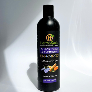 Natural Black Seed and Turmeric <b>Shampoo</b> for Hair Strength Shine and Softness Support Every Day Naturally - Product Image 5