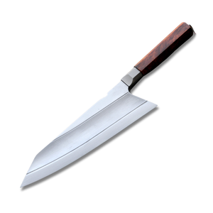 Cuchillos de Chef Japoneses de Acero Inoxidable con Mango de Madera y Acabado Satinado, Cuchillo de Chef para Uso con Mano Derecha en Venta - Product Image 1