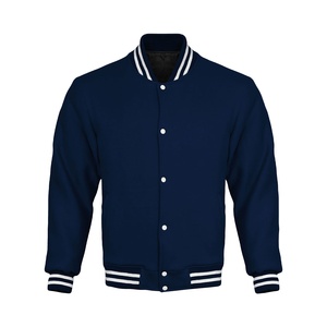Veste universitaire pour homme avec logo brodé personnalisé, en coton molletonné, style universitaire, dernières tendances, vestes de collège - Product Image 6