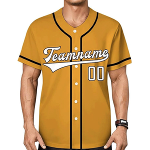 Maillot de baseball pour homme très tendance, qualité supérieure, nom et numéro des équipes brodés, vêtements de softball, uniforme de baseball, maillot de sport - Product Image 5
