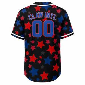 Baseball Jersey Set Red Camouflage Sleeveless Tank <b>Top</b> With <b>Blue</b> Shorts Sublimated Print Breathable <b>Mesh</b> Unisex Adult Apparel - Product Image 5