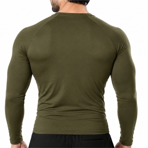 Custom <b>Men's</b> <b>Compression</b> Long Sleeve <b>Shirt</b> Quick Dry Long Sleeve Tee Quick Dry Breathable Fitness Top For <b>Men</b> <b>Compression</b> <b>Shirt</b> - Product Image 2