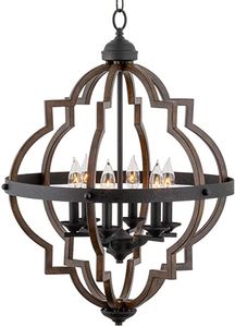 Modern Circular Indoor Outdoor Hanging Lantern Pendant <b>Light</b> Metal Frame For Home Restaurants <b>Bars</b> And Hotels - Product Image 3